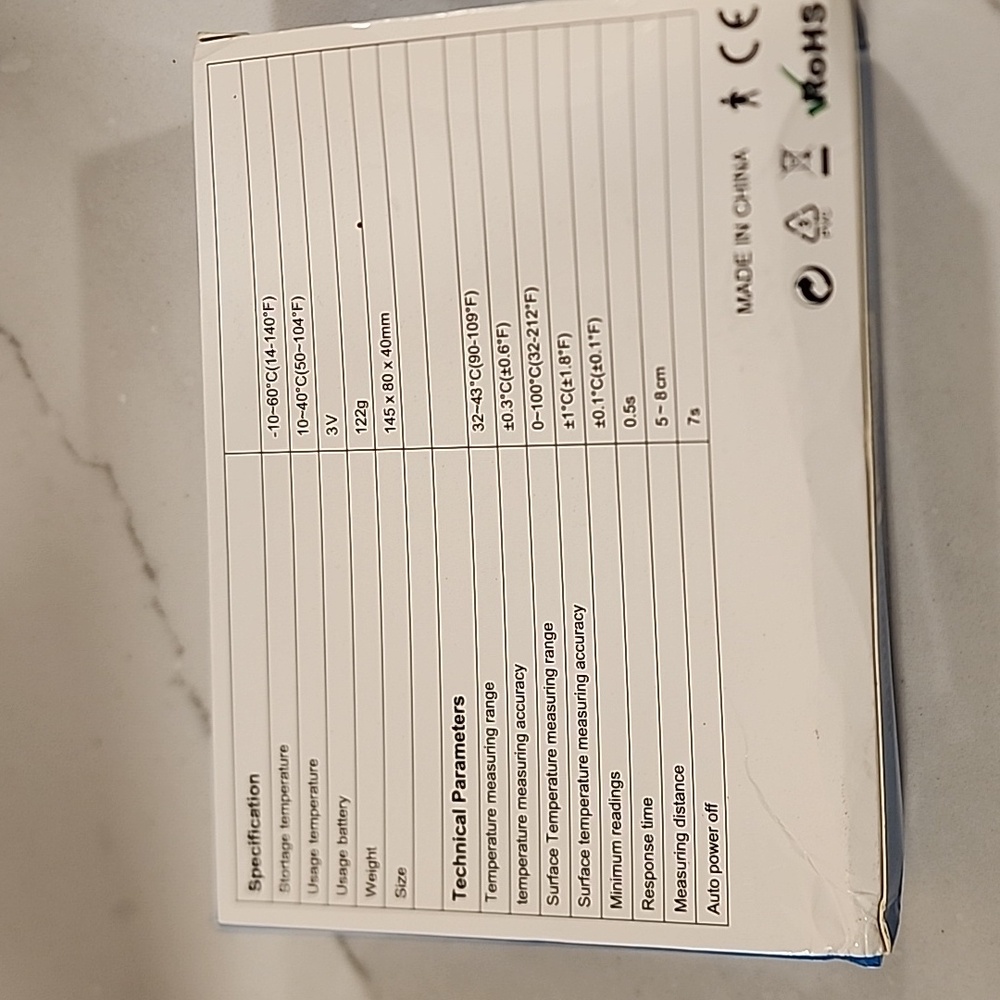 HTI Body Infrared Thermometer - Picture 2 of 2